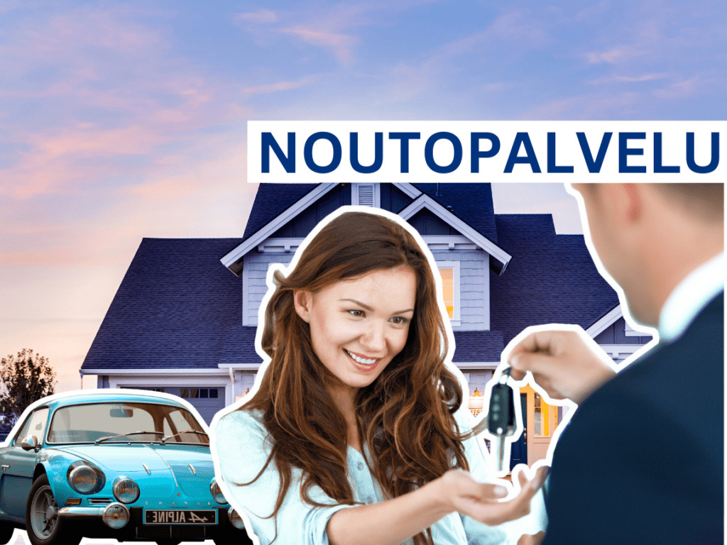 Man giving car key to a woman. Car and house background
